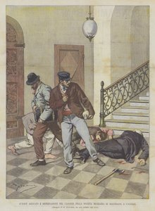 Audacieuse embuscade et déprédation du caissier de la société minière de Malfidano, à Cagliari