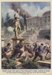 Bataille dans un parc historique