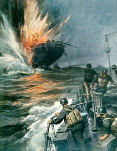 Navire marchand britannique coulé par MAS italien en Méditerranée, 3 août