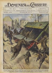 Grande chasse dans un village français