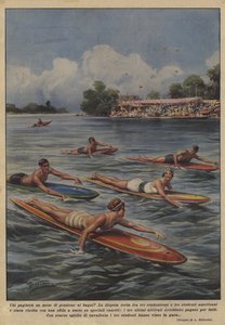 Qui paiera un mois de pension aux bains? - Achille Beltrame
