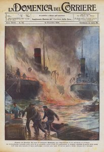 Flammes sur le Danube