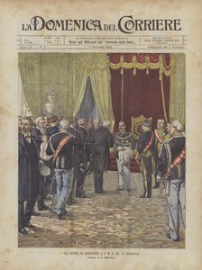 Les vœux de Nouvel An à S. M. le Roi, au Quirinal