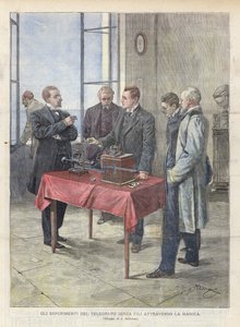 Les expériences du télégraphe sans fil à travers la Manche