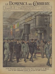 Le Roi Empereur Visite la Vingt-Troisième Foire Commerciale de Milan, Riche de Plus de Cinq Mille ?