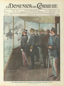 Le Roi assiste à la grandiose parade de quarante-huit navires de l