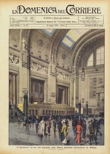 Le majestueux hall des billets à la nouvelle gare de Milan
