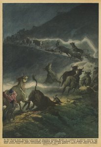 Dans la vallée de Trenta (haut Isonzo), un accident singulier est survenu - Achille Beltrame