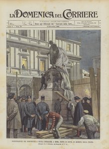 Inauguration du monument à Nicola Spedalieri, à Rome, réalisée de nuit, en secret, par la police
