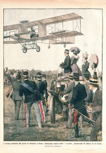 Italie, Le vol de Léo Delagrange, La Domenica del Corriere