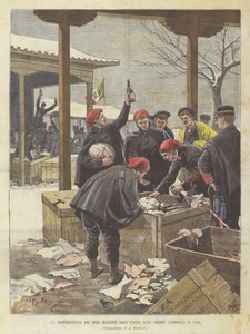 La distribution des cadeaux envoyés d
