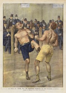 Le défi de boxe entre un champion français et un anglais à Paris