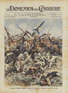 La sanglante bataille de Yen-tai, un épisode entre soldats russes et japonais luttant corps à corps