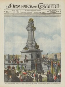 Au Xᵉ anniversaire de la mort du Roi Umberto, inauguration de la chapelle expiatoire, à Monza
