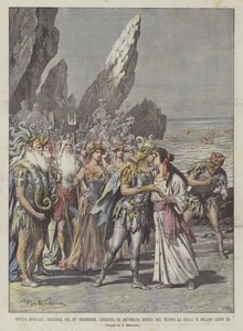 Nouveautés musicales, Oceana, du M° Smareglia, exécutée la semaine dernière au théâtre La Scala de Milan (Acte II)