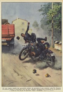 Par une tragique fatalité, deux motocyclettes conduites par des prêtres se sont heurtées sur la route
