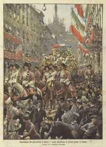 Résurrection du carnaval de Milan, le défilé masqué du jeudi gras (9 mars)