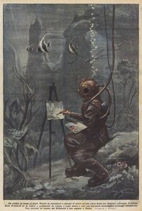 Un artiste au fond de la mer