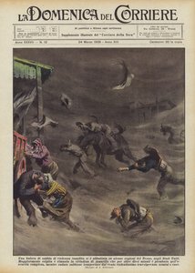 Une tempête de sable d