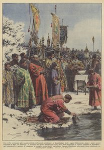 Une des cérémonies les plus caractéristiques du monde orthodoxe, la bénédiction des eaux