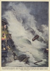 Une violente tempête s
