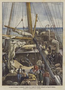 En quête de fortune, le déjeuner à bord d
