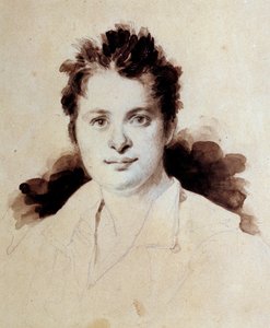 Portrait du jeune écrivain français Honoré de Balzac (1799-1850) - Achille Devéria