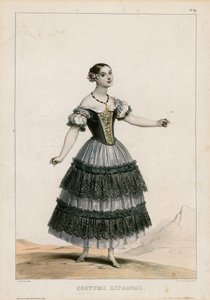 Costume Espagnol - Achille Devéria