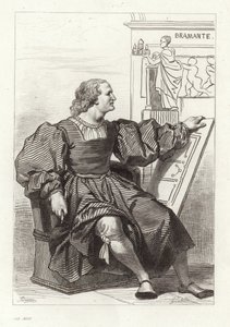 Donato Bramante, architecte italien - Achille Devéria