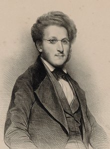 Portrait du violoniste et compositeur Heinrich Panofka 1807-1887, 1840