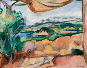 Paysage sur la terrasse - Achille Emile Othon Friesz