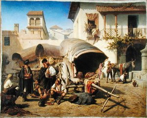 Posada San Rafael, Cordoue, c.1861