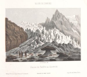 Vue du rocher Couvercle près du glacier de Talèfre