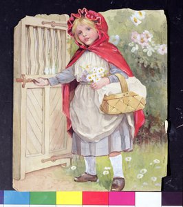 Le Petit Chaperon Rouge à la Porte du Jardin - Ada Dennis