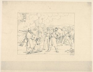 Hommes vaillants qui se battent avec Siegel des gravures de guerre confédérées, 1861-63 - Adalbert John Volck