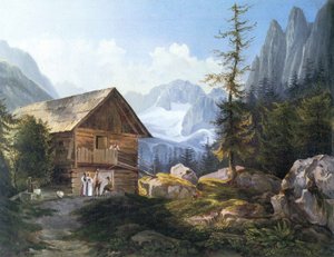 French : Dans la vallée de Gosau