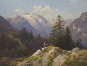 Prof. Waagen die ... Tauern von Berchtesgaden aus - Adalbert Waagen