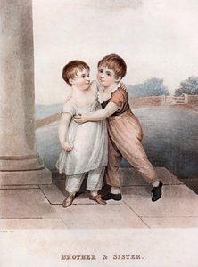 Frère et sœur, fin XVIIIe-début XIXe siècle