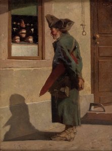 Soldat à la boutique de dentelles - Adam Ernst Schalck