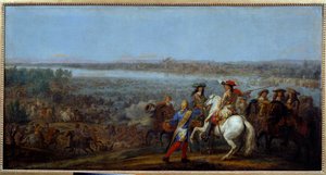 Guerre de Hollande : le passage du Rhin le 12/06/1672 - Adam Frans van der Meulen