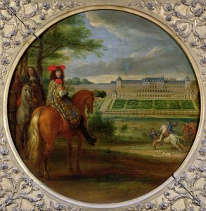 Vue du nouveau palais de Saint-Germain du côté de la terrasse, 1669