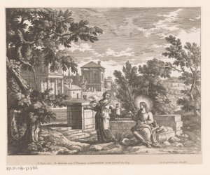 Christ et la femme samaritaine - Adam Perelle