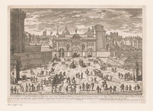 Vue de la Porte Saint-Antoine