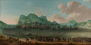 Victoire sur les Espagnols près de Gibraltar par une flotte commandée par l