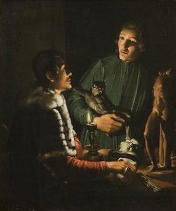 Deux sculpteurs la nuit à Rome. Double portrait de François Duquesnoy et Georg Petel