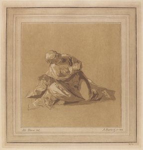 Un apôtre accroupi (Saint Pierre)
