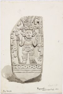 Statue en pierre de Papantla - Adela Breton