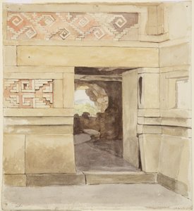 Palais en ruines, Mitla 1894 - Adela Breton