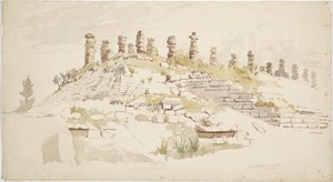 Ruines à Ake, Yucatan, Mexique - Adela Breton
