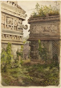Scène de Chichen Itza, Mexique - Adela Breton
